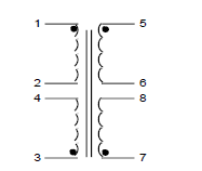 Schematic - PC Mount Flat Pack™ Power Transformers (FP10-2400)