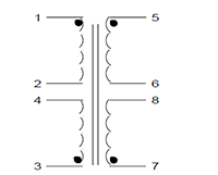 Schematic - PC Mount Flat Pack™ Power Transformers (FP12-950)