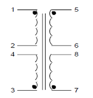 Schematic - PC Mount Flat Pack™ Power Transformers (FP120-20)