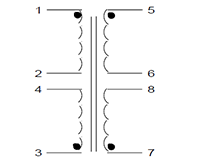 Schematic - PC Mount Flat Pack™ Power Transformers (FP20-300)