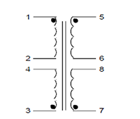 Schematic - PC Mount Flat Pack™ Power Transformers (FP30-1600)