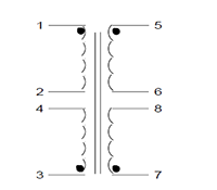 Schematic - PC Mount Flat Pack™ Power Transformers (FP34-170)