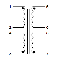 Schematic - PC Mount Flat Pack™ Power Transformers (FP56-850)