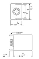 Hermetically Sealed Low Level Audio Interstage Transformer - 2