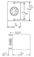 Hermetically Sealed Low Level Audio Output, Mixing, Matching, and Bridging Transformer - 2