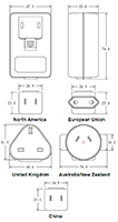 Interchangeable Input Plug Wall Plug-In Switch Mode Power Supplies - 2