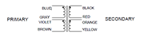 Schematic - Toroidal Mount World Series™ Power Transformers