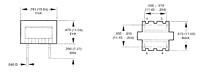 Data/Voice Coupling Transformers (TY-307P) - 2