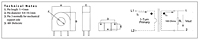 Outline Dimensions - CST Series Low Frequency Current Sense Transformers