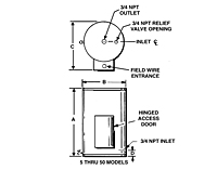 Outline Dimensions - CMT8100 Series Common Mode Inductors (CMT-8101)