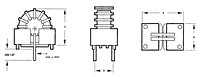 Outline Dimensions - Switch Mode/High Frequency Differential Mode Toroidal Inductors