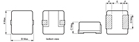 Outline Dimensions - AX02 Series SMD Power Shielded Inductors