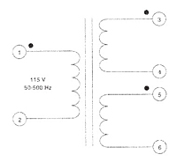 Schematic - PC Mount Power Transformers (F-131P)