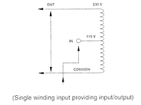 Schematic - Autotransformer Power Transformers