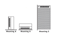 Mounting Options - AWSP 150 Series - 150 Watt (W) Single Output Enclosed Switching Power Supplies