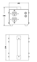 7.17 Inch (in) Maximum Length Medical Grade Isolation Power Transformer