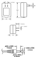 Wall Plug-Ins - Switch Mode Power Supplies (WSU060-2500-R13) - 2