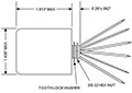 32.7 Ohm Primary DC Resistance J Series Audio Transformer - 2