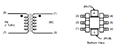 Schematic - CSE5 Series High Frequency Current Sense Transformers