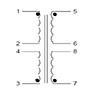 Schematic - PC Mount Flat Pack™ Power Transformers (FP12-1900)