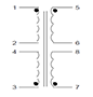 Schematic - PC Mount Flat Pack™ Power Transformers (FP120-50)