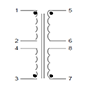 Schematic - PC Mount Flat Pack™ Power Transformers (FP30-85)