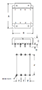 Outline Dimensions - PC Mount Flat Pack™ Power Transformers (FP34-340)