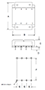 Outline Dimensions - PC Mount Flat Pack™ Power Transformers (FP56-45)