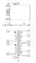 Wiring Diagram for Hermetically Sealed Low Level Audio Output, Mixing, Matching, and Bridging Transformer (HS-52)