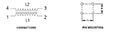 Outline Dimensions for UEET ET3542 Series Common Mode Inductors