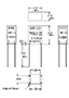 Outline Dimensions - Miniature Impedance Matching Transformers - Red Spec (SP-33)