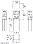 Outline Dimensions - Miniature Impedance Matching Transformers - Red Spec (SP-50)