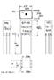 Outline Dimensions - Miniature Impedance Matching Transformers - Red Spec (SP-66-1)