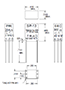 Outline Dimensions - Miniature Impedance Matching Transformers - Red Spec (SP-13)