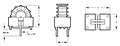 Outline Dimensions - Switch Mode/High Frequency Differential Mode Toroidal Inductors