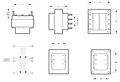 Outline Dimensions - PC Mount World Series™ Power Transformers