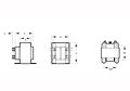 Outline Dimensions - Chassis Mount Quick - Connect World Series™ Power Transformers (VPS10-8000)