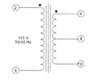 Schematic - Chassis Mount Quick Pack™ Power Transformers (F6-10)