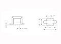 Outline Dimensions - PC Mount Power Transformers (F-141XP)