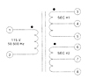 Schematic - PC Mount Power Transformers (F-165P)