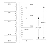 Schematic - Universal Chassis Mount Power Transformers (F-94X)