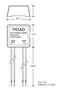 TLD40 Series - 26 Watt (W) Max Constant Current Encapsulated DC/DC Switching Power Supplies - 2