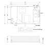 Outline Dimensions (mm) for ABU 125 Series Switch Mode Power Supplies (ABU125-540)